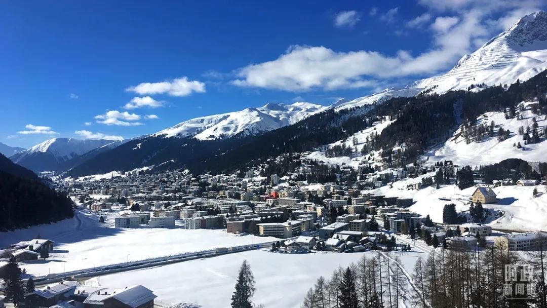 △瑞士，達沃斯小鎮(zhèn)。