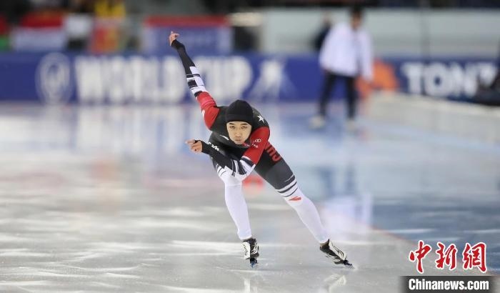 高亭宇在比賽中。圖片來源：黑龍江省體育局。