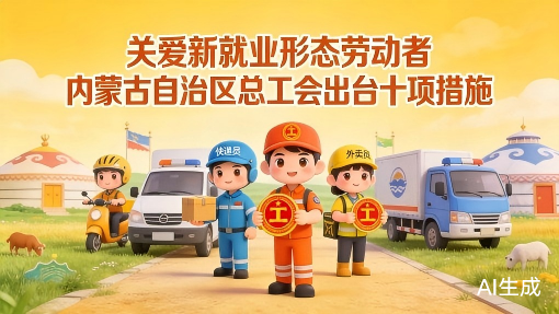 關(guān)愛(ài)新就業(yè)形態(tài)勞動(dòng)者 內(nèi)蒙古自治區(qū)總工會(huì)出臺(tái)十項(xiàng)措施