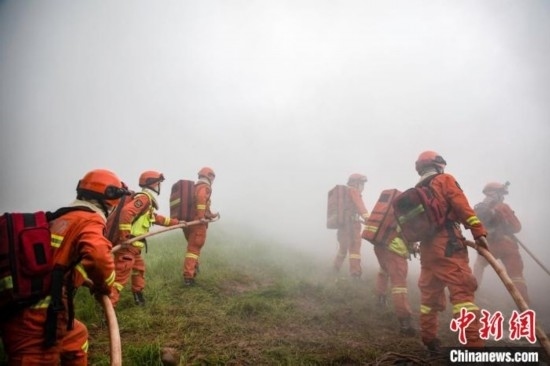演練現(xiàn)場。瀘州消防供圖