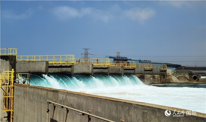 圖為取排水工程項(xiàng)目一景。人民網(wǎng)記者管克江攝