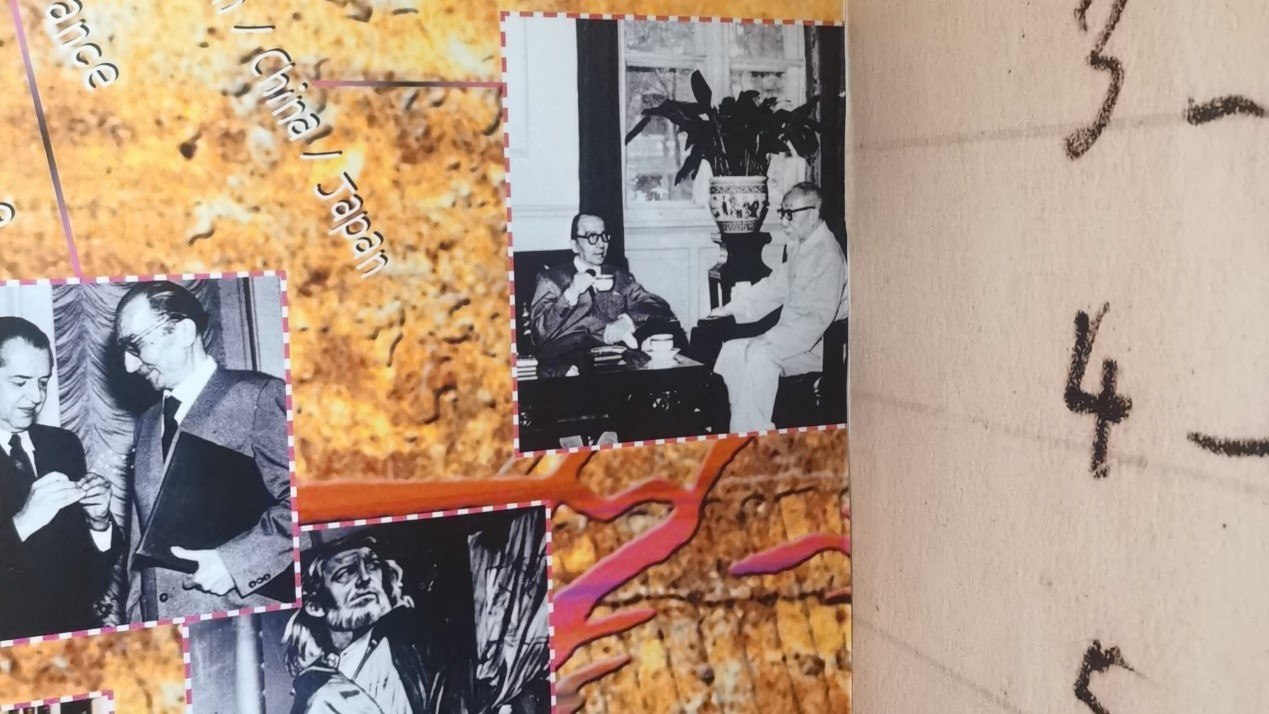 1957年，卡贊扎基斯第二次訪問(wèn)中國(guó)，期間與作家茅盾進(jìn)行交流。人民網(wǎng)記者 葛泰佚攝