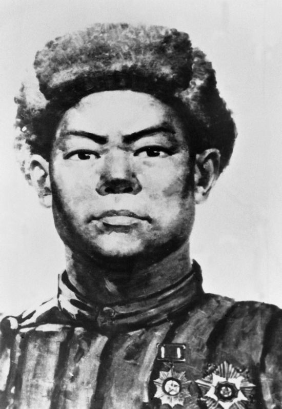 這是黃繼光像。新華社發(fā)（資料照片）