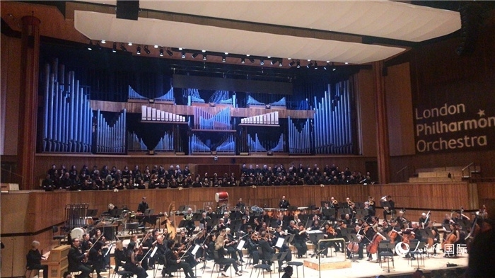 《敦煌·慈悲頌》在倫敦演出。人民網(wǎng) 余穎攝