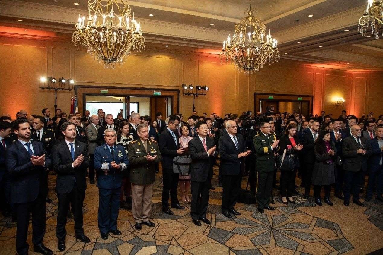 招待會(huì)現(xiàn)場(chǎng)氣氛熱烈友好。中國(guó)駐阿根廷大使館供圖