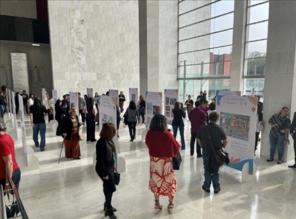 獲獎(jiǎng)作品展現(xiàn)場(chǎng)。中國(guó)駐圣保羅總領(lǐng)館供圖