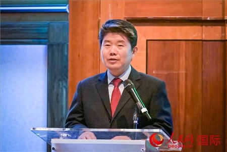 李立言致辭。人民網(wǎng) 郭錦標攝