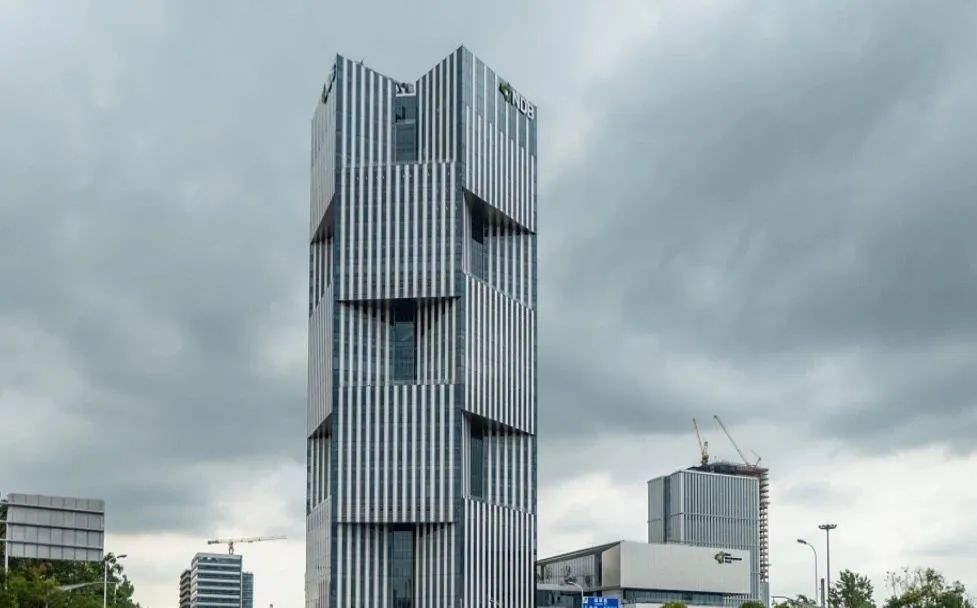 上海浦東新區(qū)，金磚國(guó)家新開發(fā)銀行總部大樓。