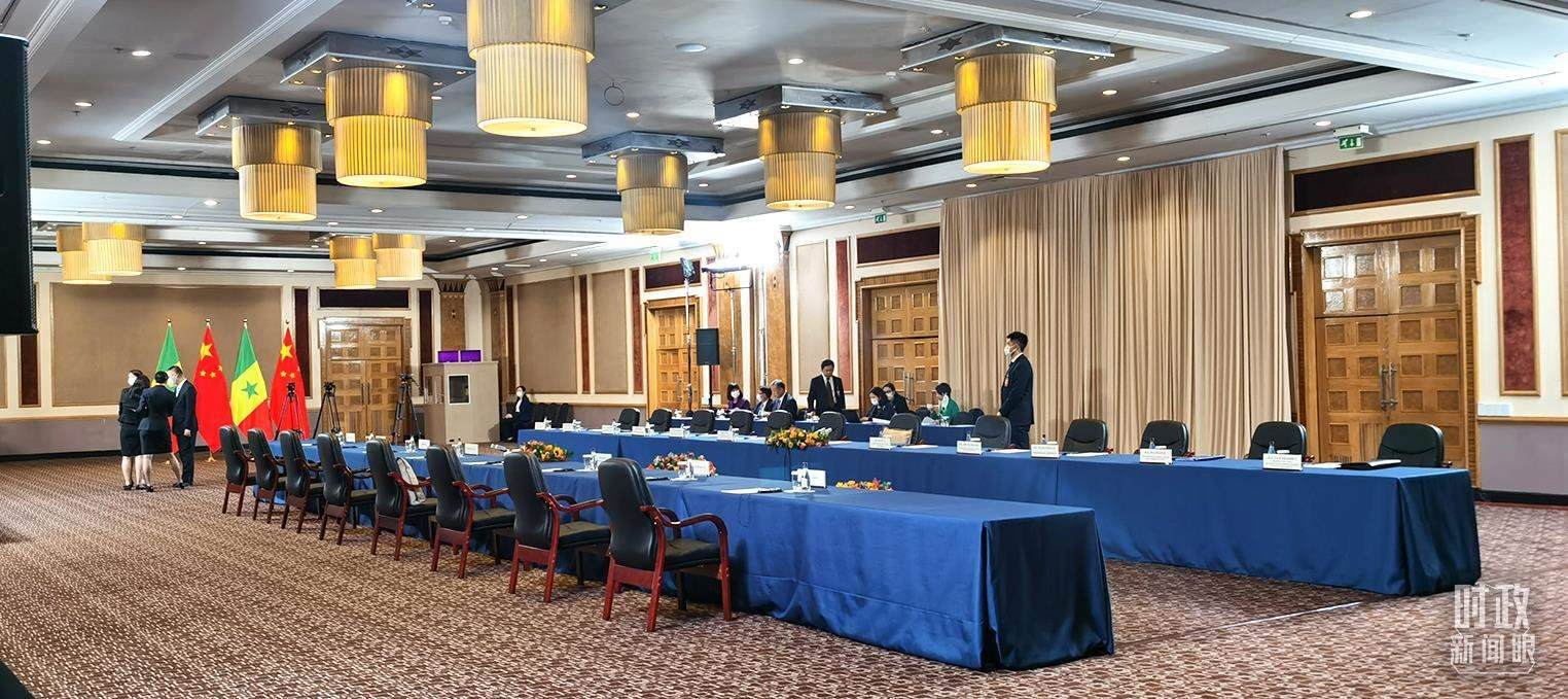 △23日下午，4場會見在這里舉行。（總臺央視記者郭鴻拍攝）