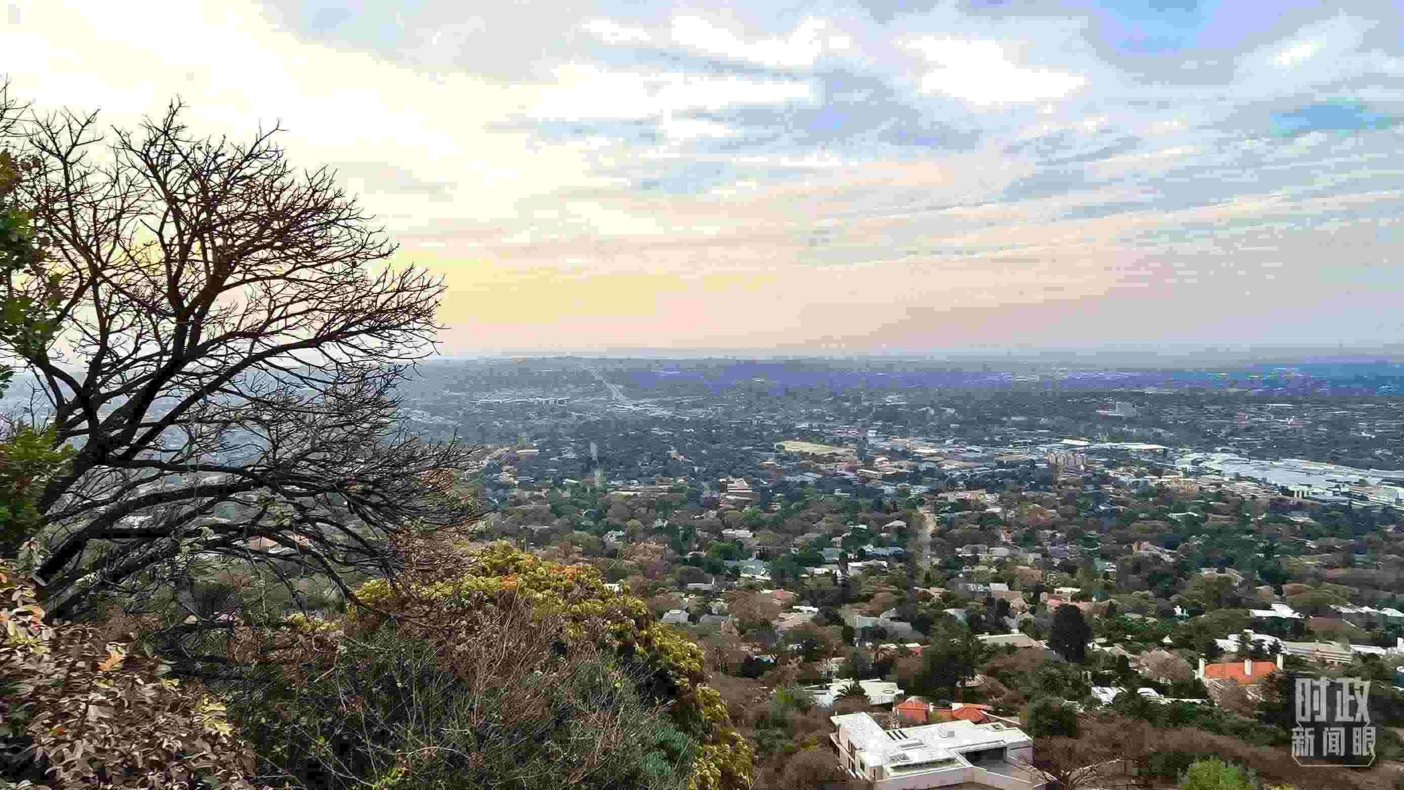 △南非約翰內(nèi)斯堡。（總臺央視記者韓銳拍攝）