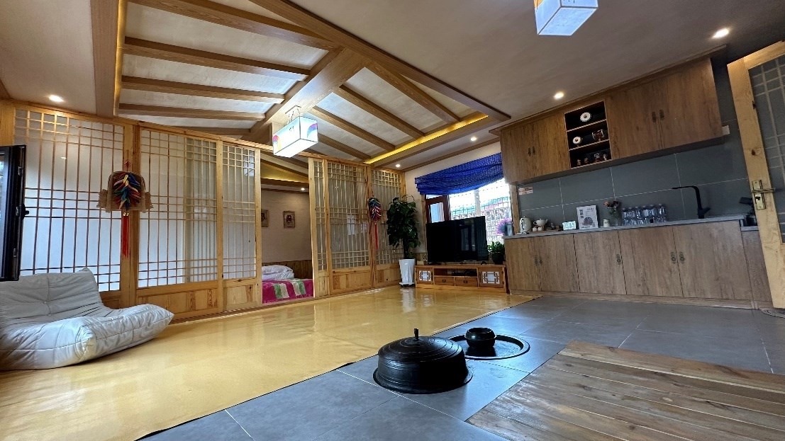 具有朝鮮族特色的民宿。人民網(wǎng)記者 金洪花 攝