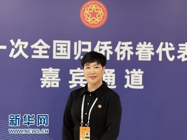 意大利北部麗水同鄉(xiāng)會(huì)會(huì)長(zhǎng)饒俊媚。（受訪人供圖）