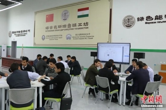 2023年4月，位于杜尚別的塔吉克斯坦魯班工坊課堂。張碩 攝