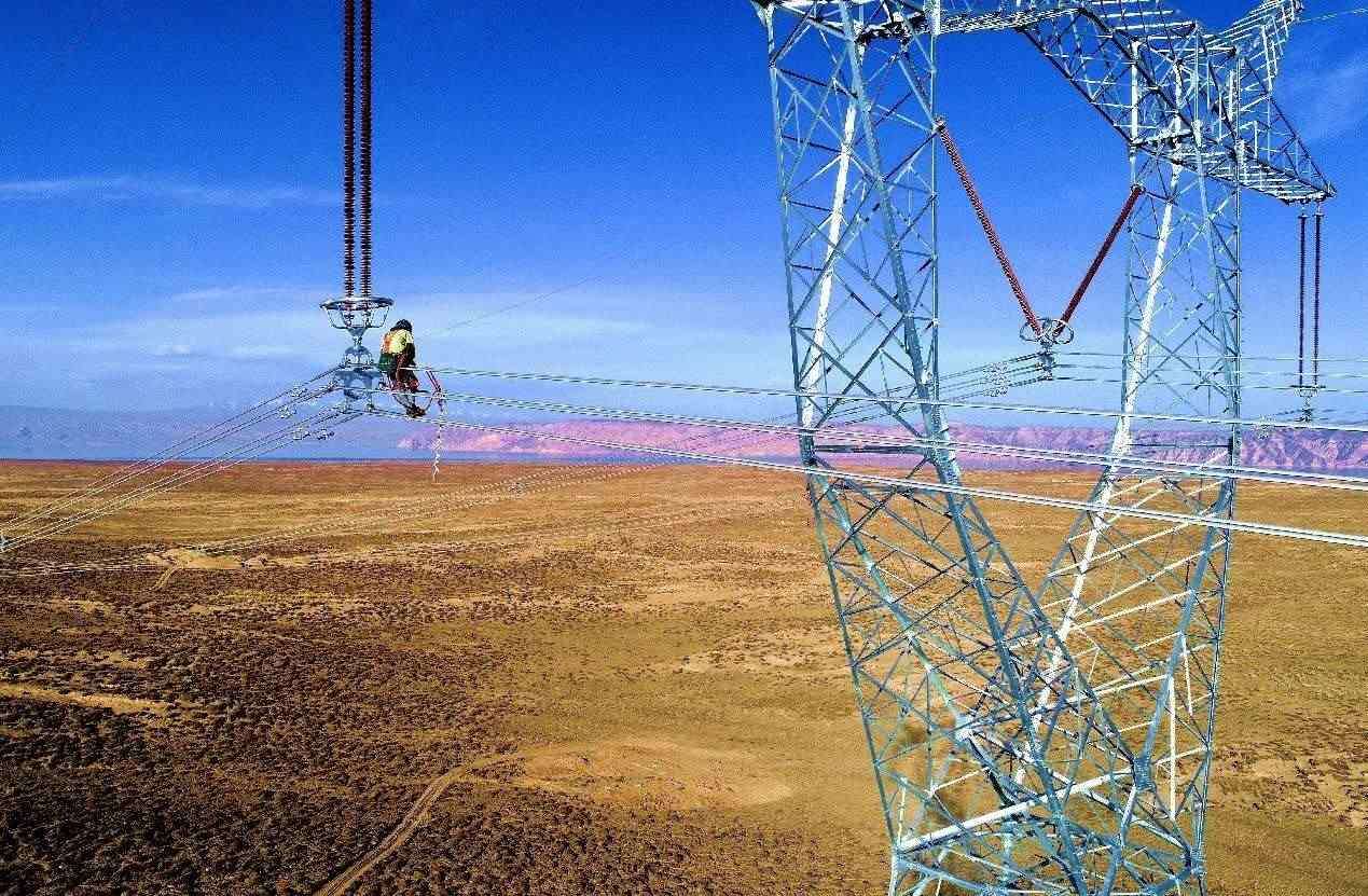 青豫直流。國網(wǎng)青海省電力公司供圖