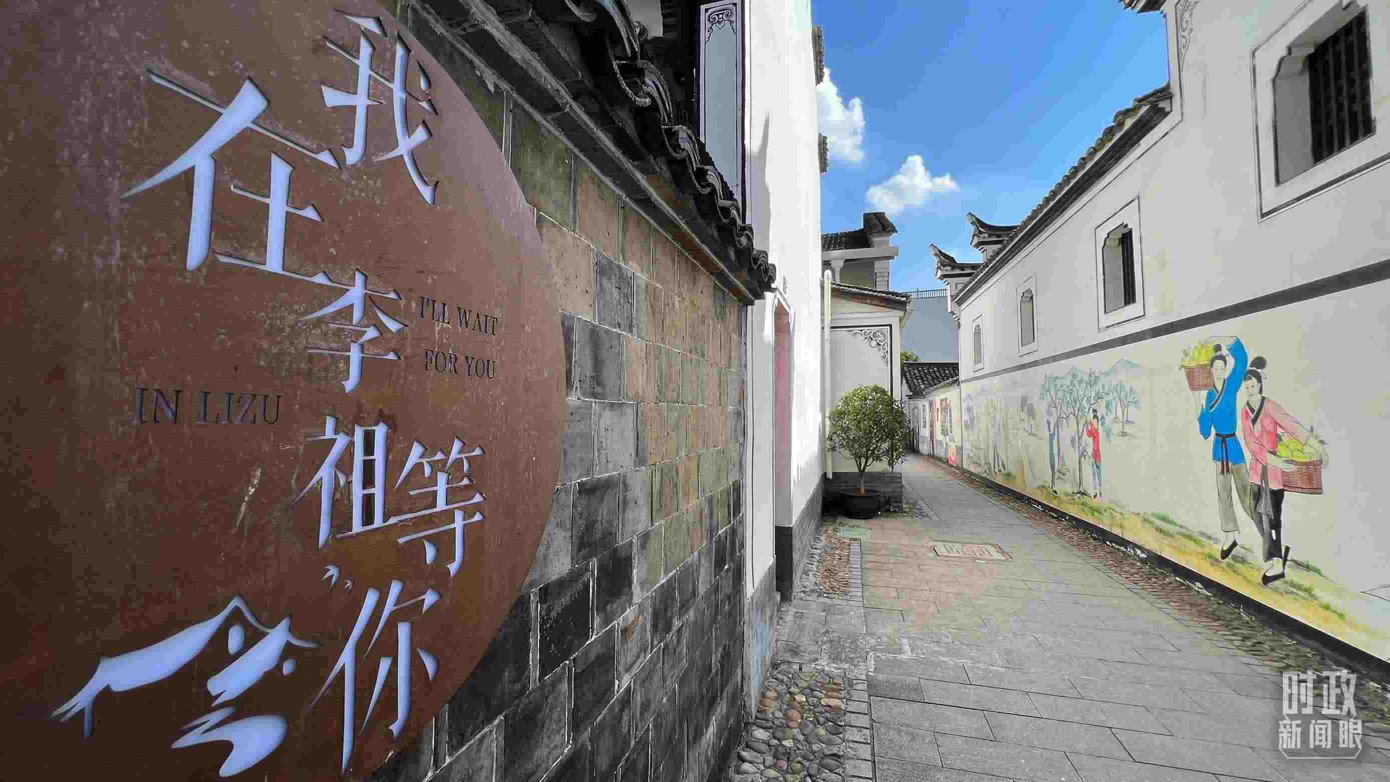 △村內(nèi)干凈整潔的小巷子。（總臺(tái)央視記者李煒拍攝）