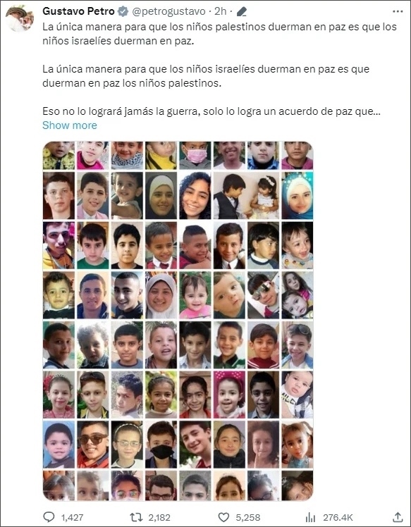 巴以爆發(fā)新沖突后，他再指西方“雙標(biāo)”