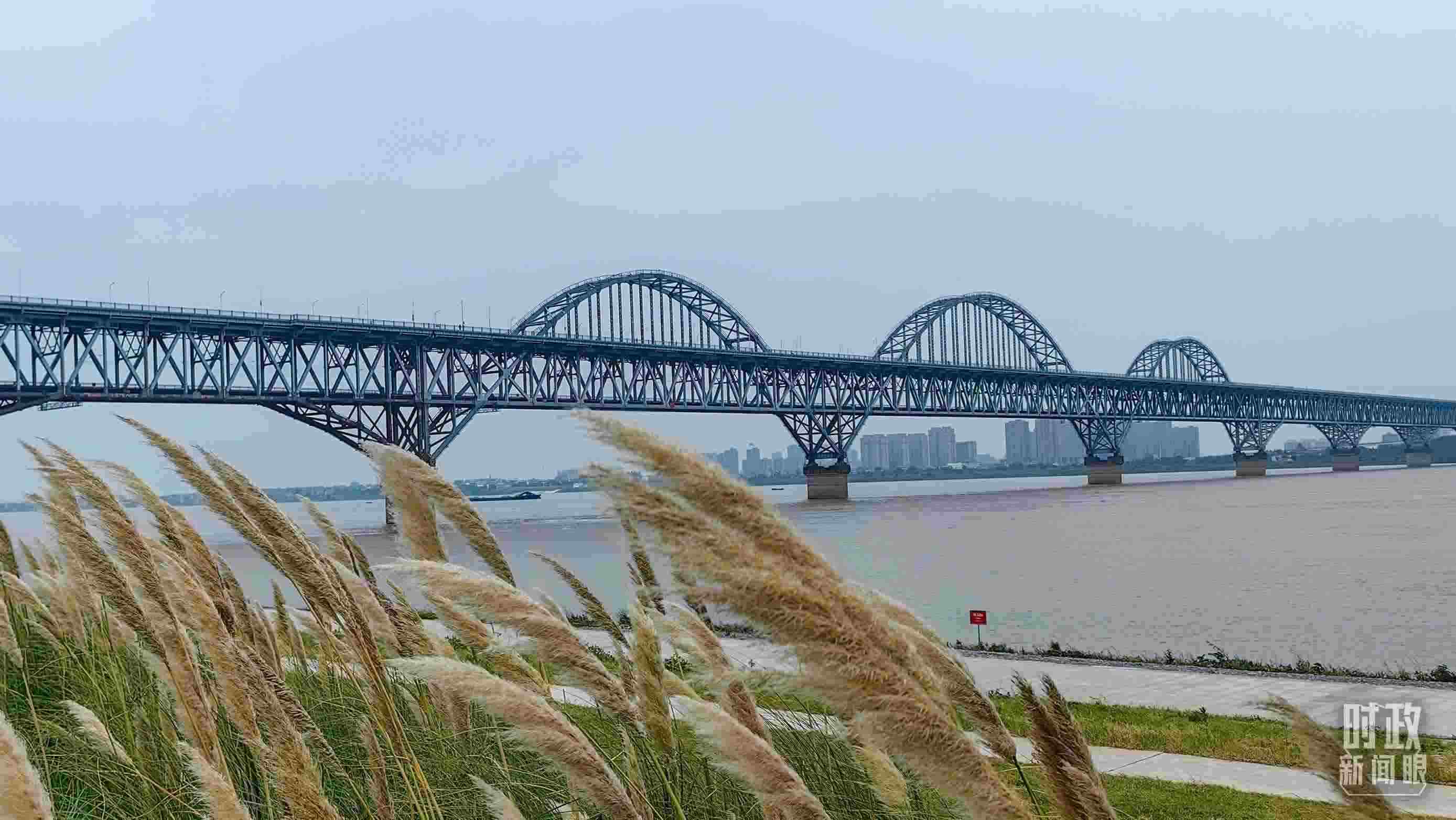 △長江國家文化公園九江城區(qū)段。（總臺央視記者段德文拍攝）