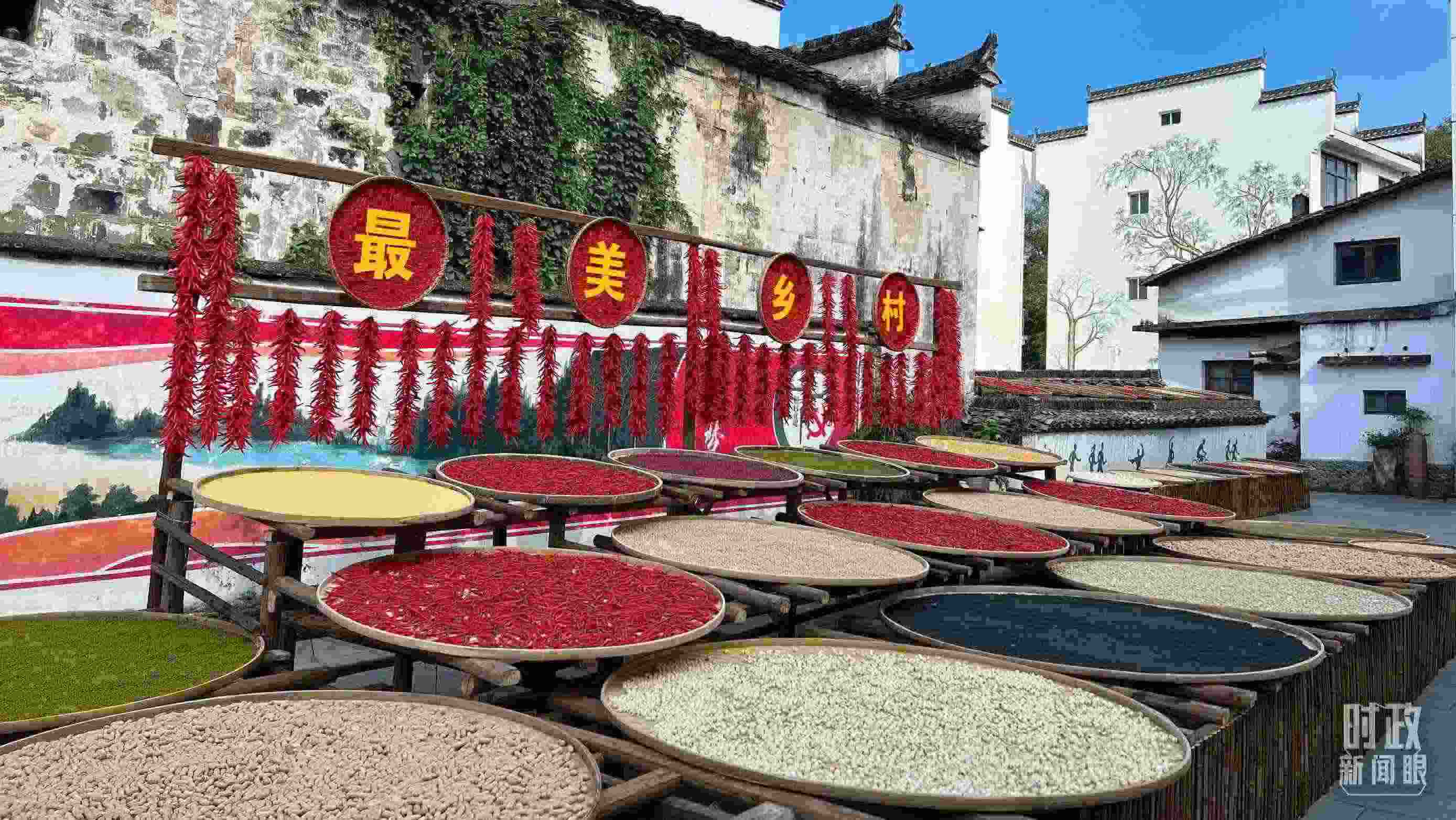 △婺源縣秋口鎮(zhèn)王村石門自然村。（總臺(tái)央視記者程鋮拍攝）