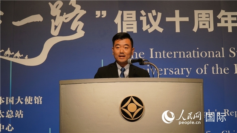 泰中“一帶一路”研究中心主任威倫發(fā)言。人民網(wǎng) 蔣曉辰攝