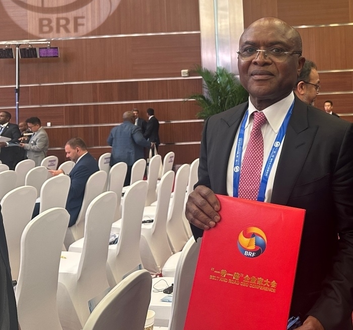 “一帶一路”企業(yè)家大會(huì)的外方代表。人民網(wǎng)記者 申佳平攝