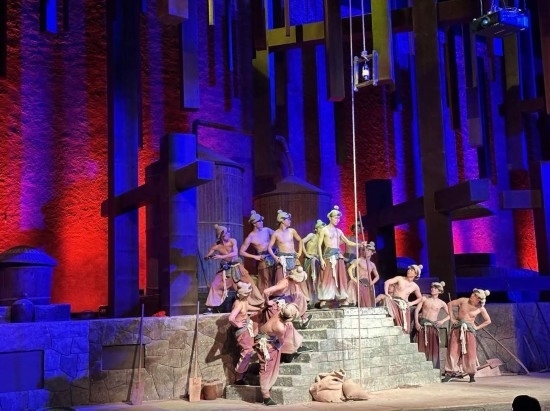 《天釀》演出場景。本報記者劉書文攝