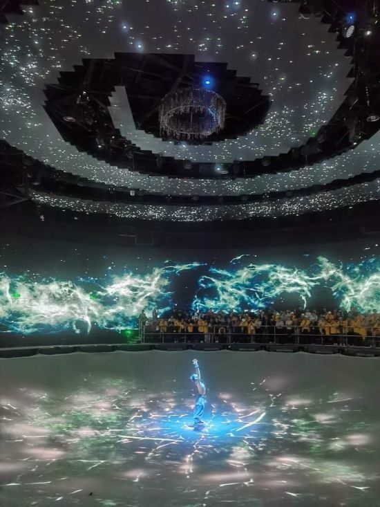 《天釀》演出場景。本報記者常雯宜攝