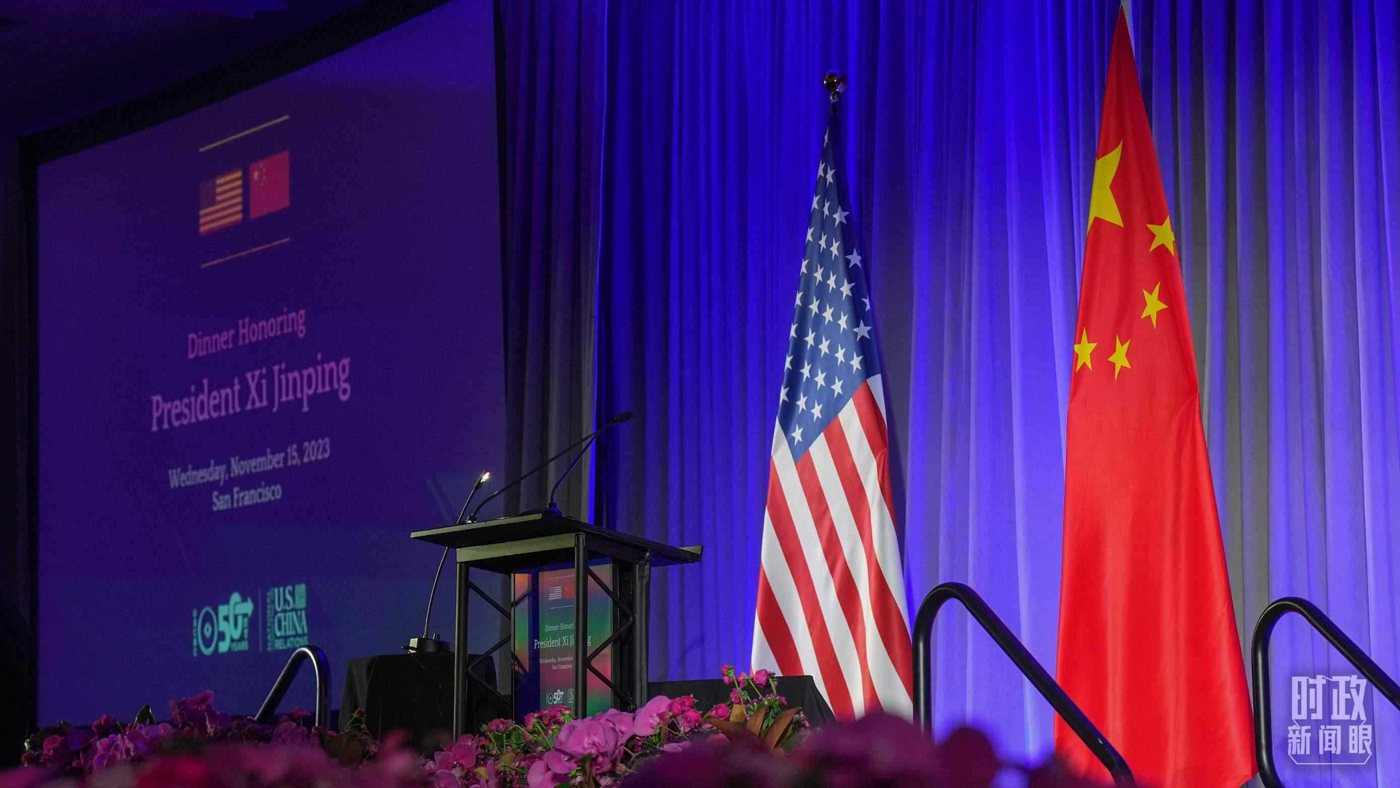 歡迎宴會當晚，習近平在這里發(fā)表演講。（總臺國廣記者李晉拍攝）