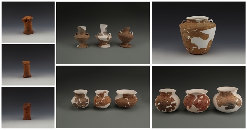 龜山遺址出土陶器。國家文物局供圖