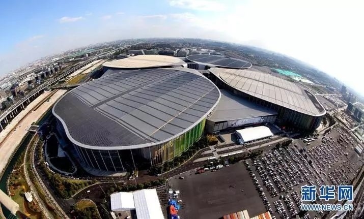 中國國際進口博覽會舉辦場地——國家會展中心（上海）。新華社記者 凡軍 攝