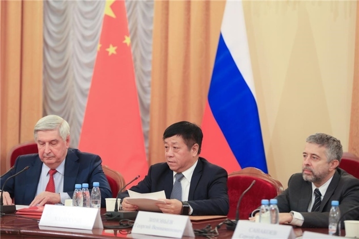 張漢暉大使致辭。駐俄羅斯使館供圖