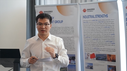 龍源公司代表發(fā)言致辭。 人民網(wǎng) 張茜攝