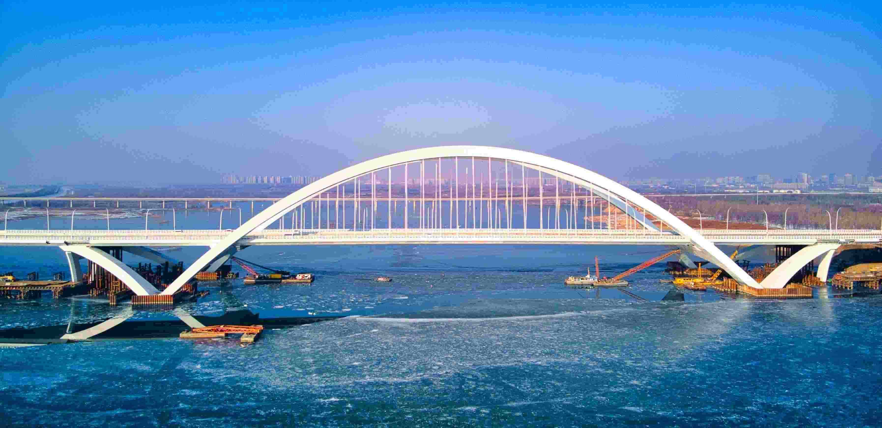 開(kāi)通后的京雄大橋。受訪方供圖