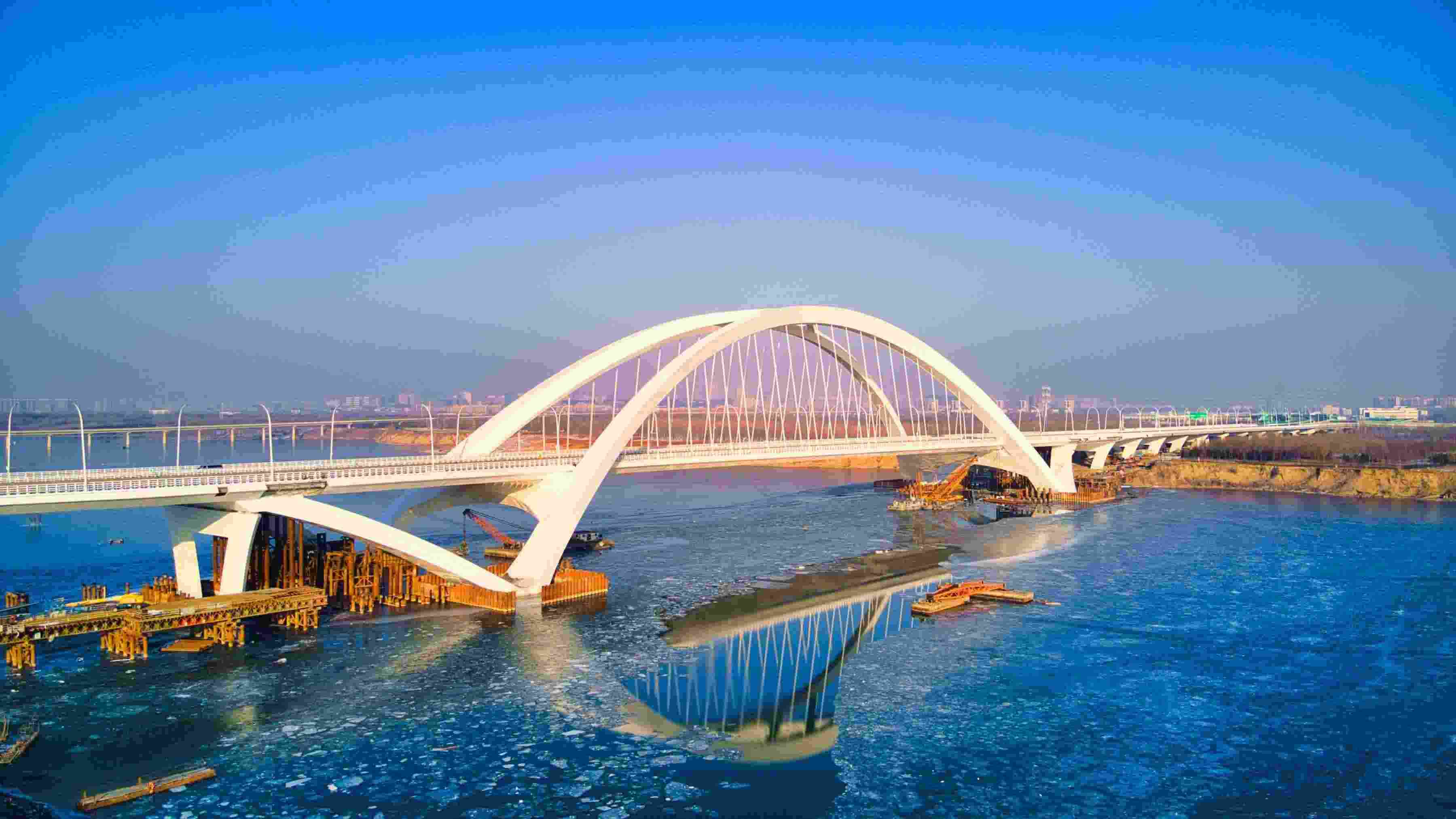 開(kāi)通后的京雄大橋。受訪方供圖