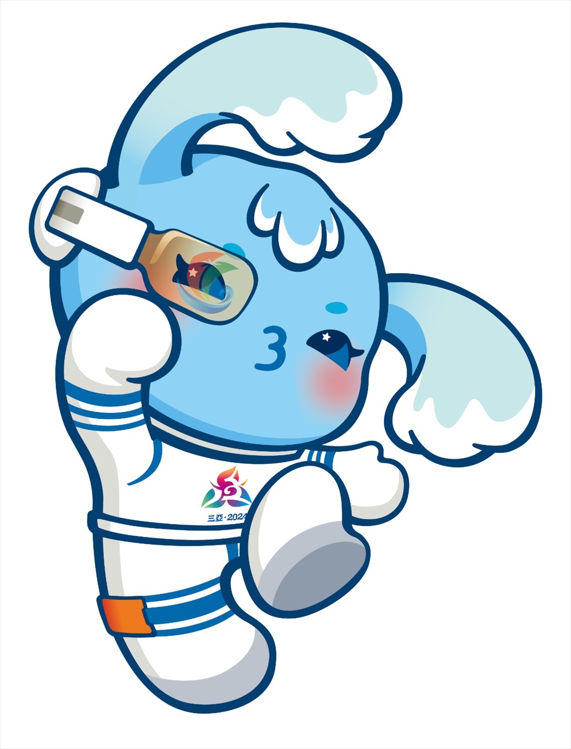 第十二屆全國(guó)少數(shù)民族傳統(tǒng)體育運(yùn)動(dòng)會(huì)吉祥物“吉貝”。第十二屆全國(guó)少數(shù)民族傳統(tǒng)體育運(yùn)動(dòng)會(huì)組委會(huì)供圖