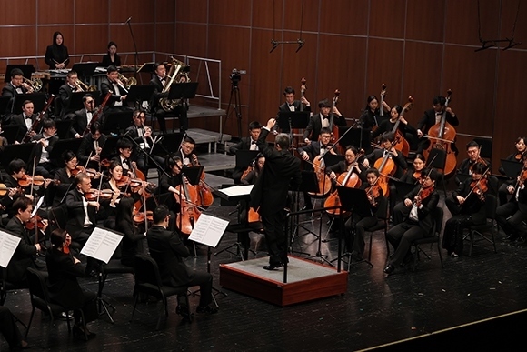 音樂(lè)會(huì)現(xiàn)場(chǎng)。學(xué)校供圖