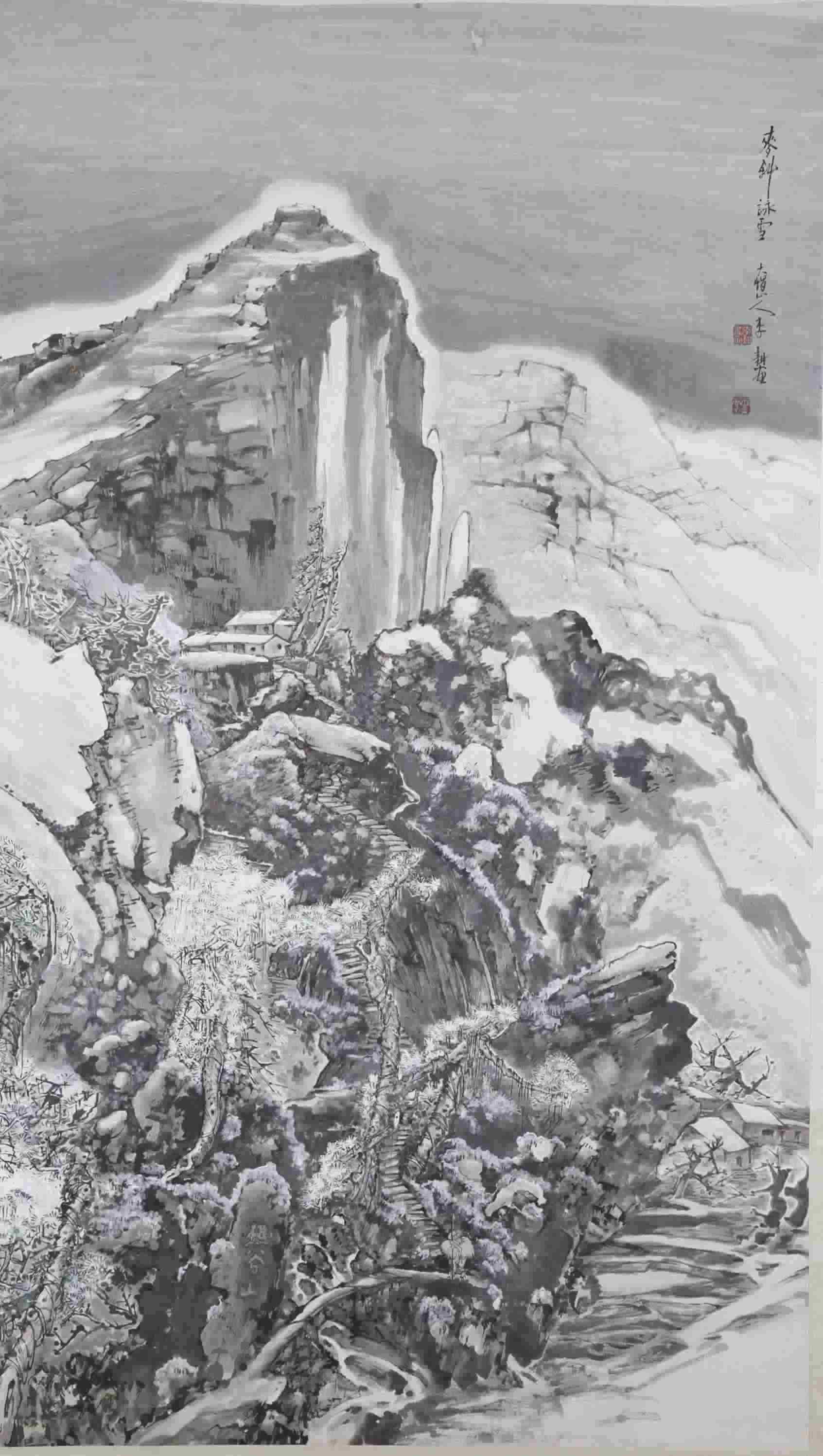 李耕畫作。(仙游縣博物館供圖)