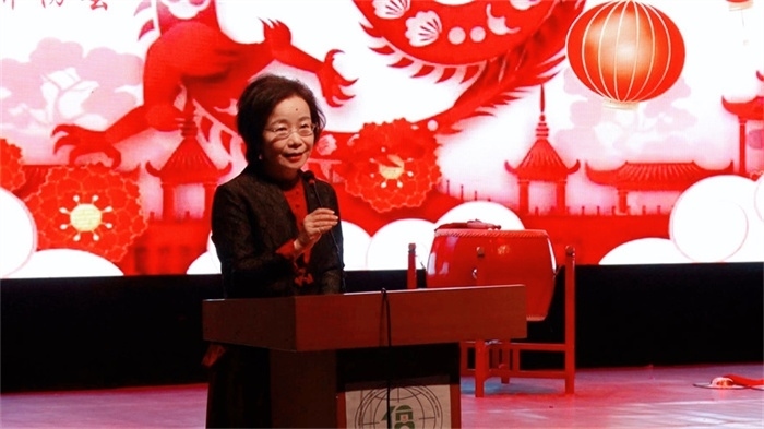 沈敏娟致辭。駐蒙古使館供圖