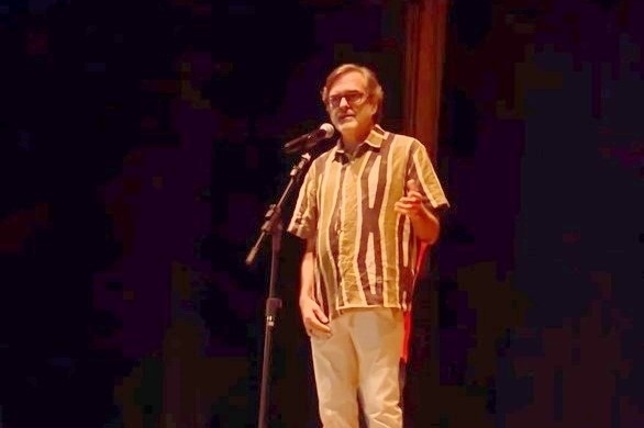 累西腓市政府代表、文化局長梅洛在活動中致辭。中國駐累西腓總領館供圖