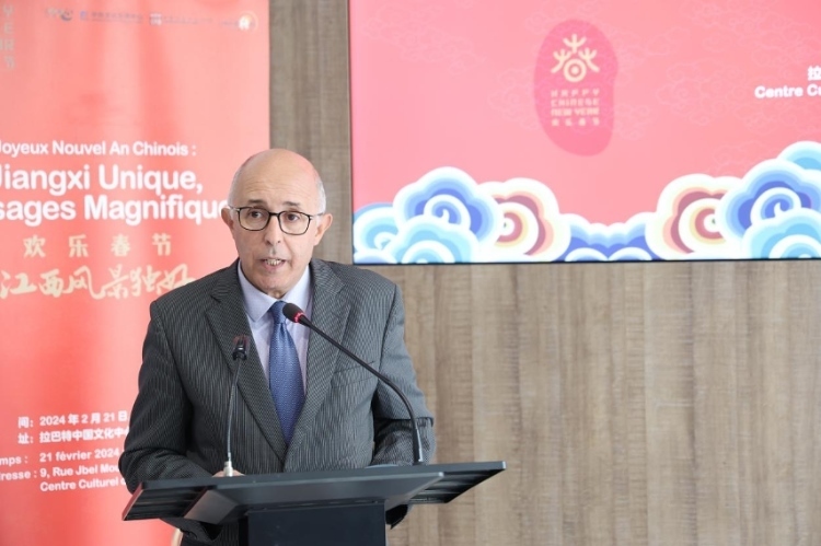 拉巴特文化藝術(shù)遺產(chǎn)復(fù)興協(xié)會主席德里希致辭。霍晶攝