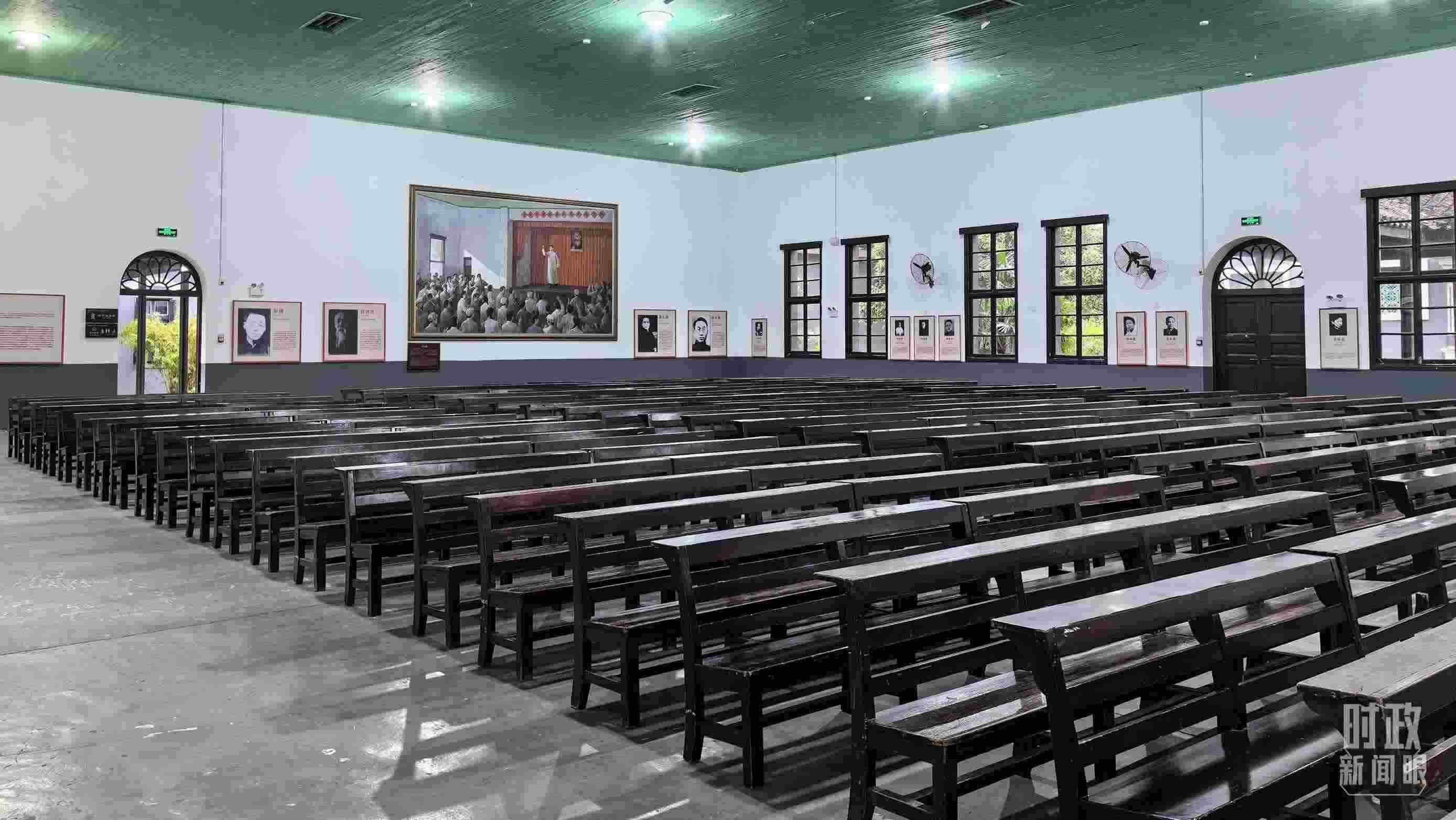 △湖南第一師范學(xué)院（城南書院校區(qū)）大禮堂。（總臺(tái)央視記者趙化拍攝）