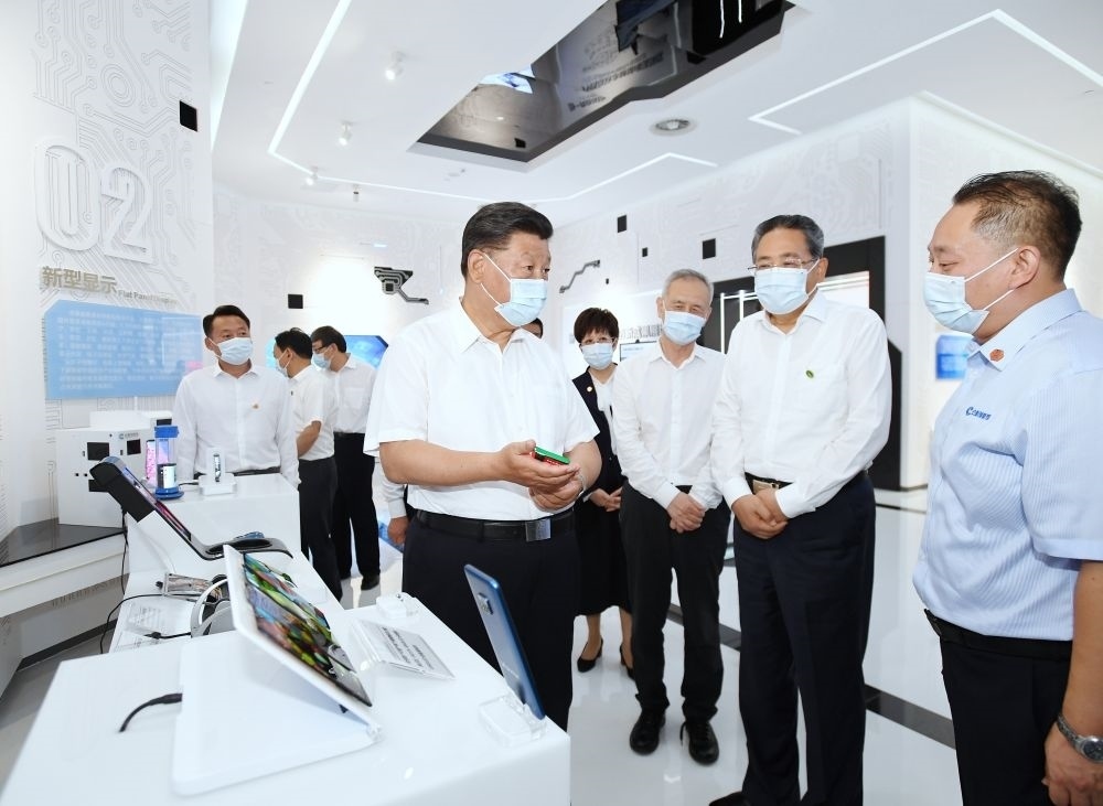 2020年8月19日下午，習近平總書記在安徽省合肥市參觀安徽創(chuàng)新館，了解安徽省科技創(chuàng)新和新興產(chǎn)業(yè)發(fā)展情況。