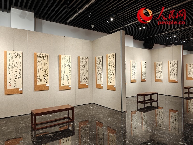 展廳現(xiàn)場(chǎng)。人民網(wǎng)記者 韋衍行攝