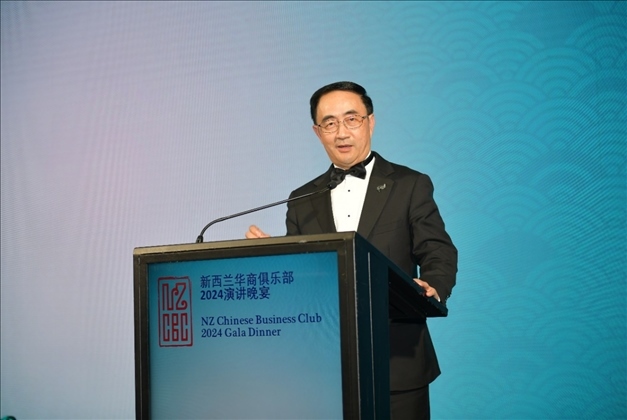 新西蘭華商俱樂部和華商聯(lián)合總會主席楊健。主辦方供圖