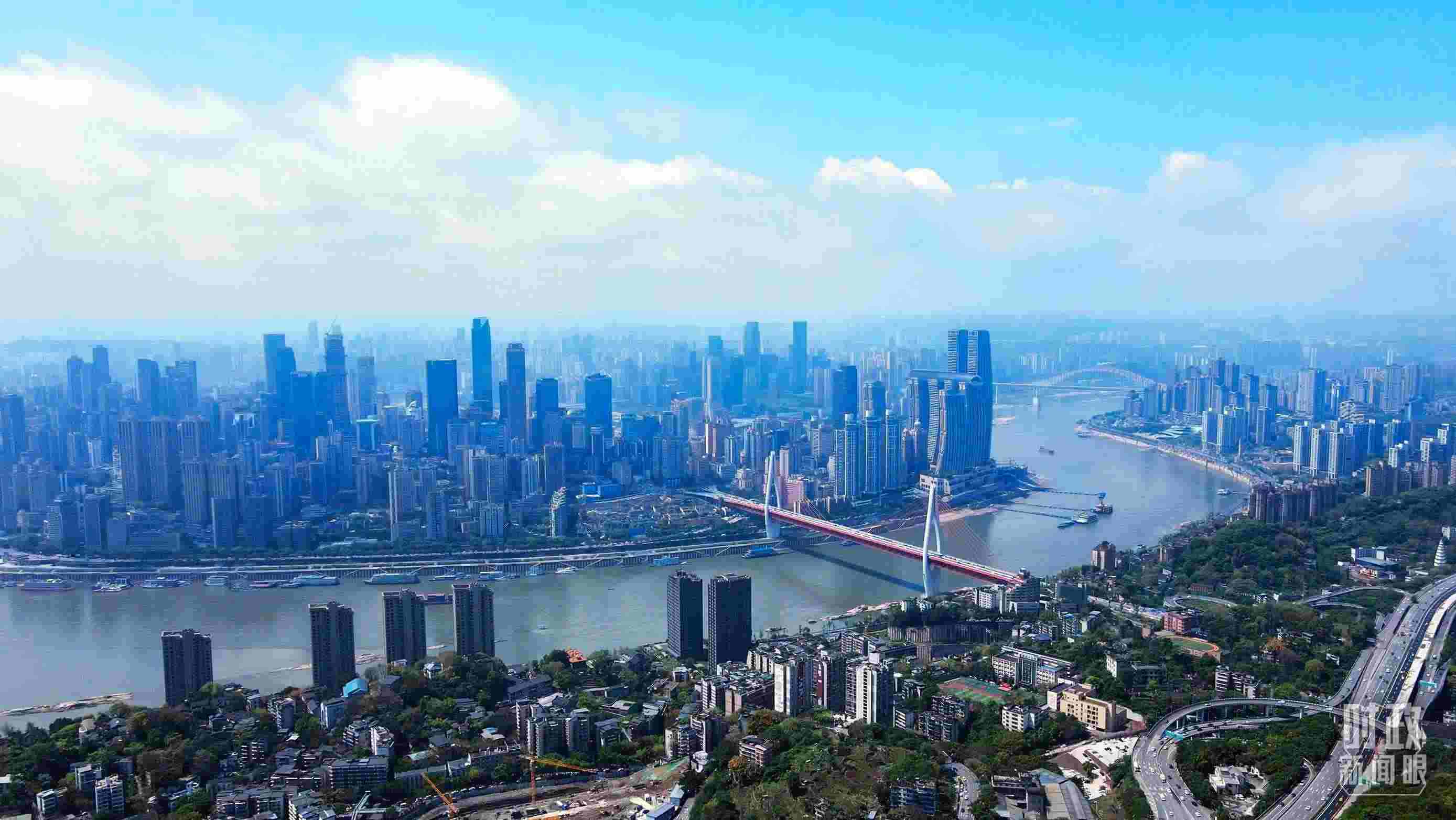 △重慶。（總臺記者謝鵬拍攝）