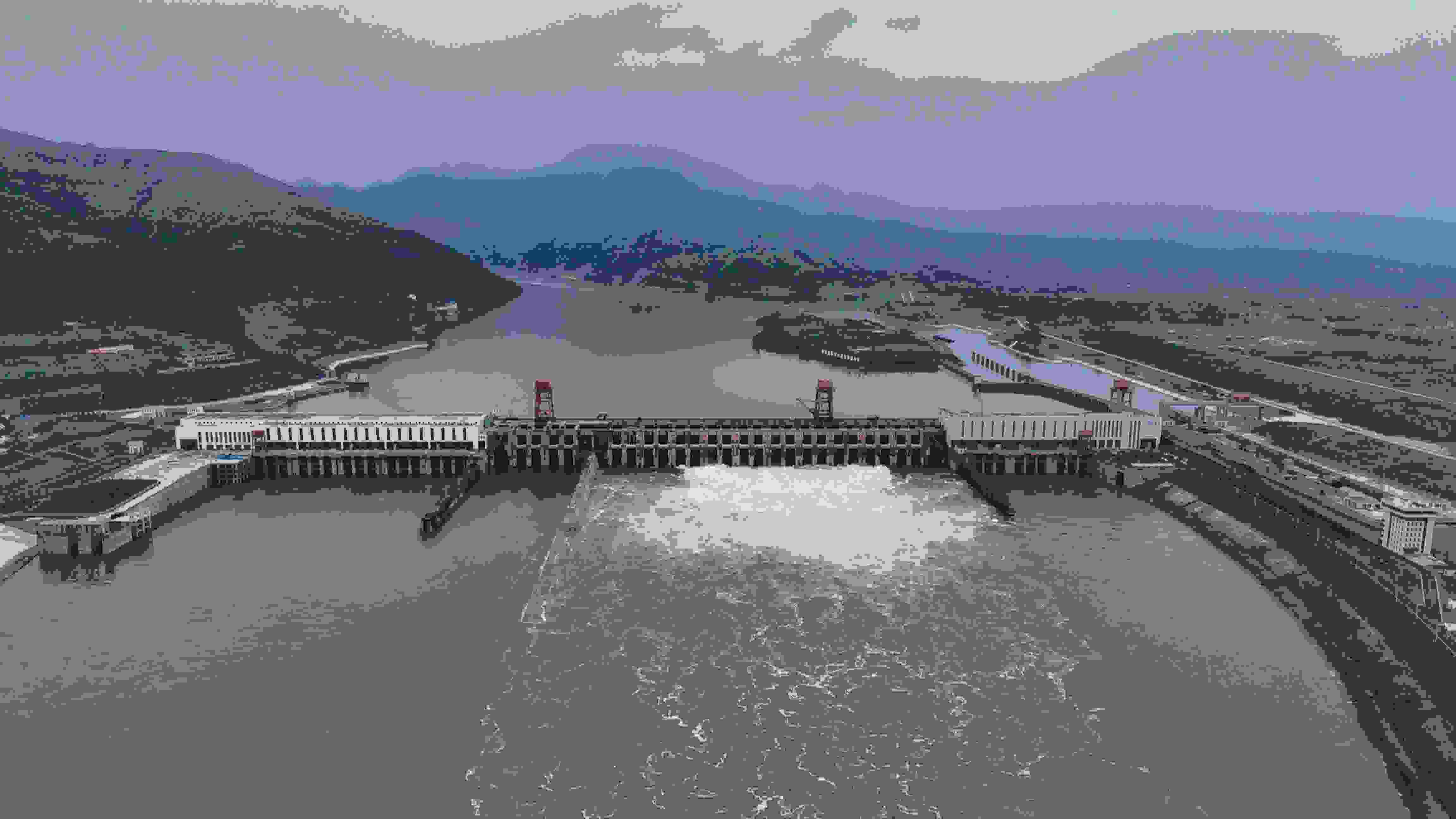 大藤峽水利樞紐精準調(diào)度保障防洪安全。受訪者供圖