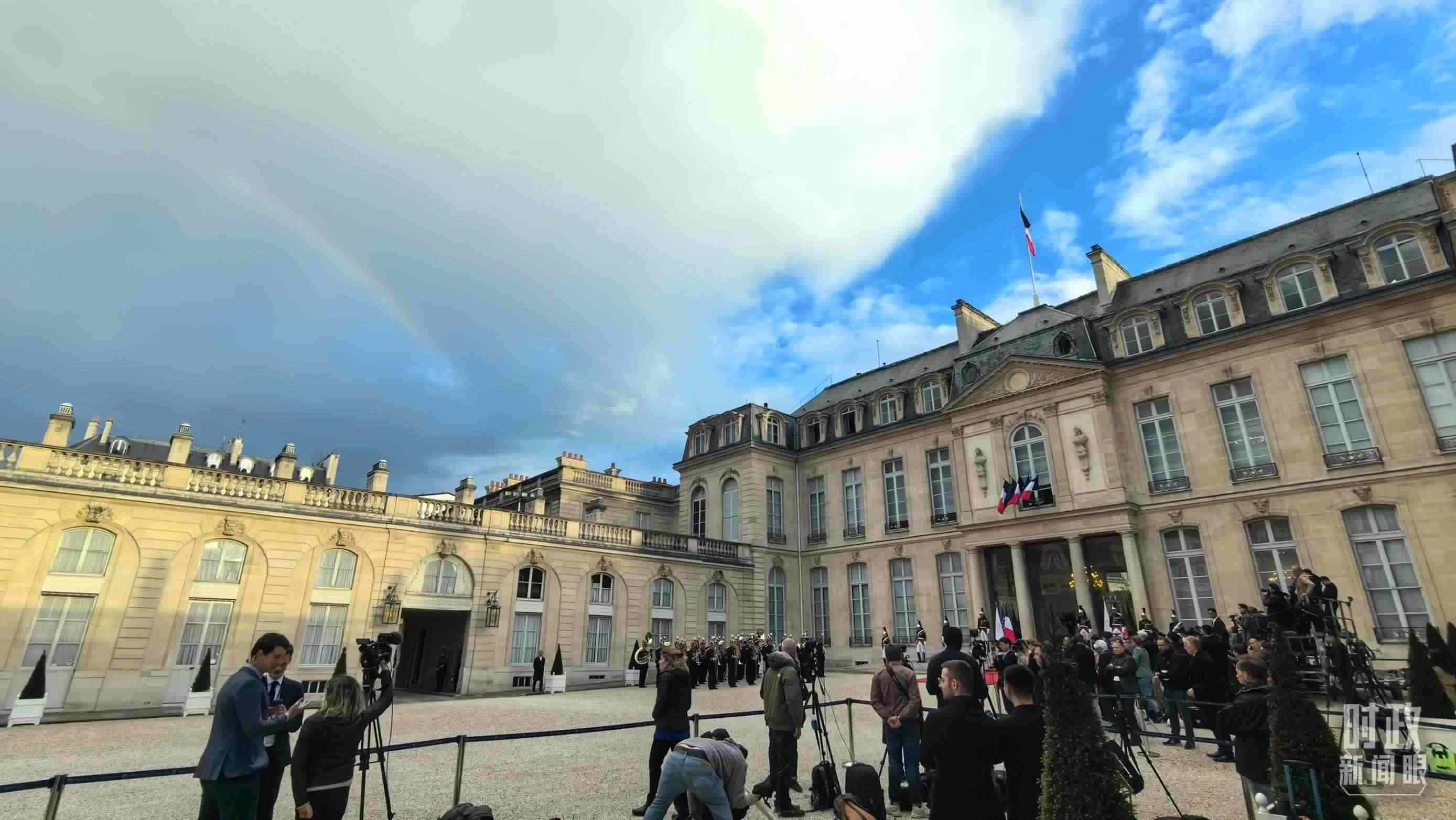 △愛麗舍宮。（總臺央視記者馬超拍攝）