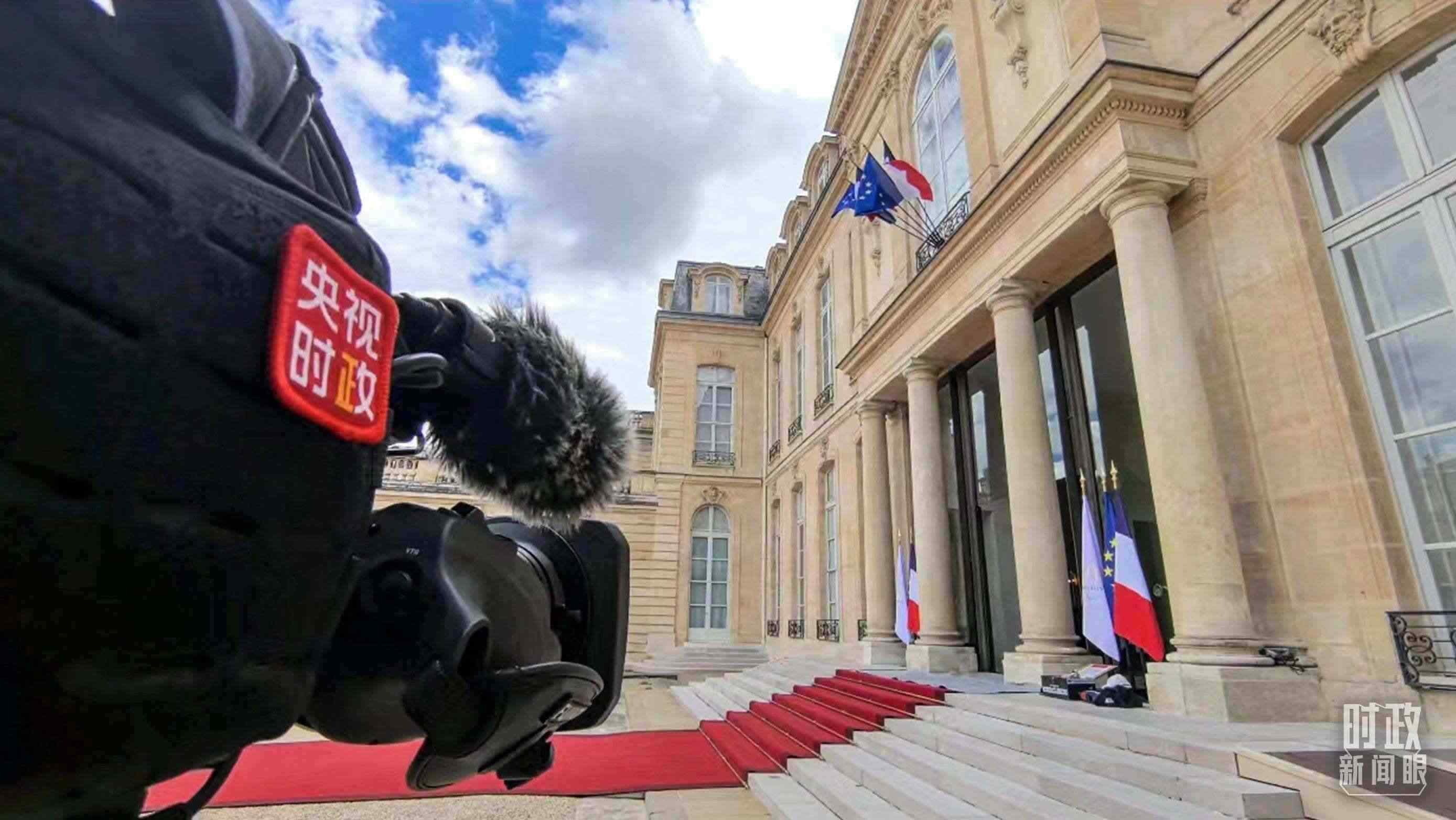 △愛麗舍宮。（總臺央視記者陸泓宇拍攝）