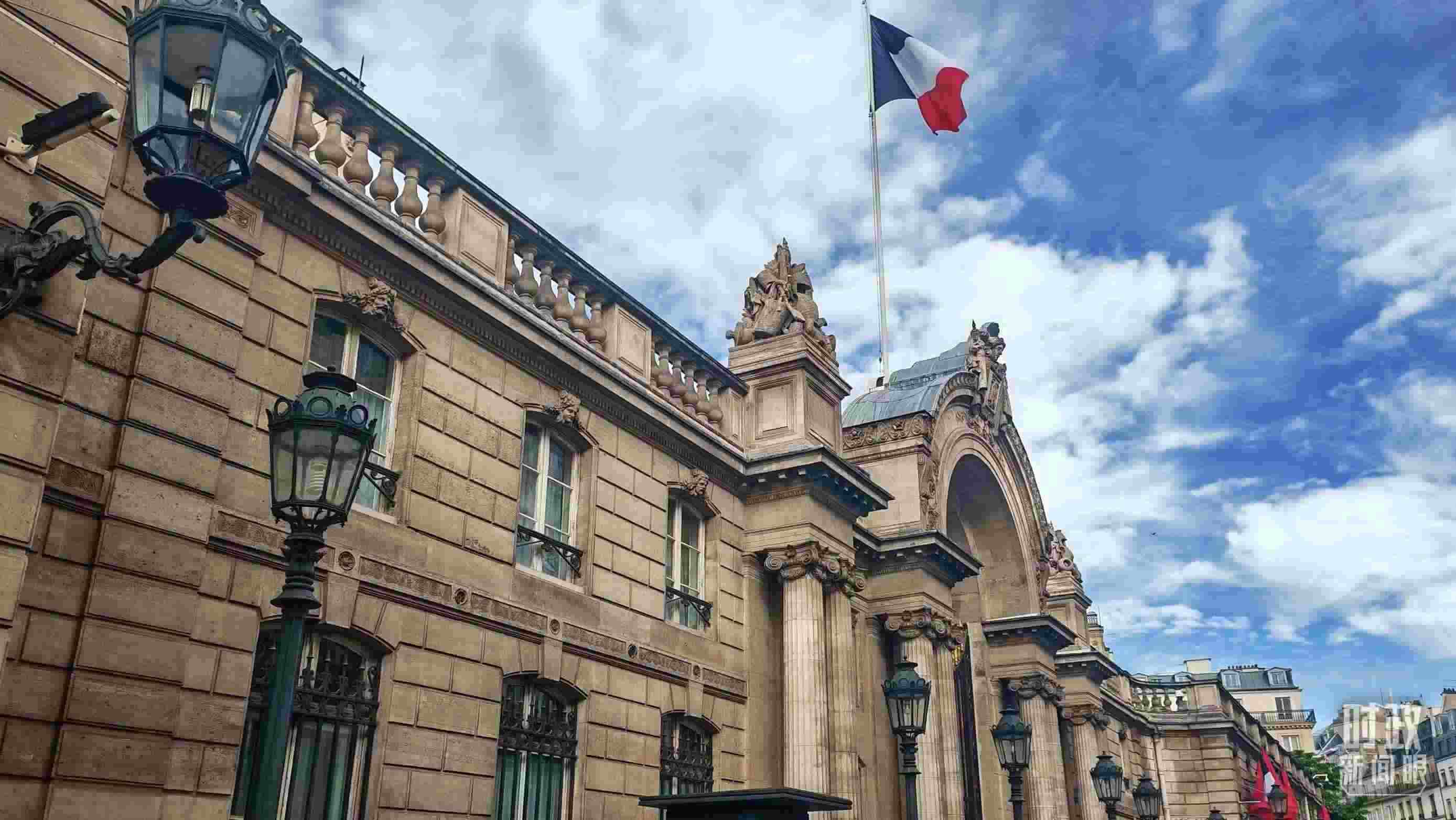 △愛麗舍宮。（總臺央視記者劉琦拍攝）