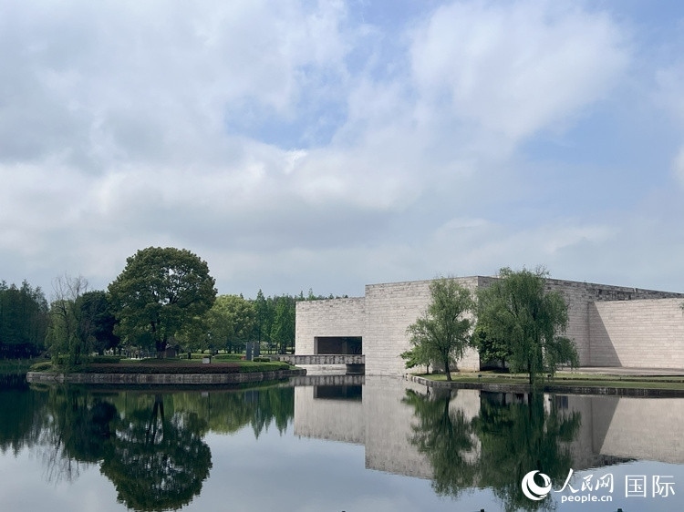 良渚博物院外觀。人民網(wǎng)記者 崔越攝