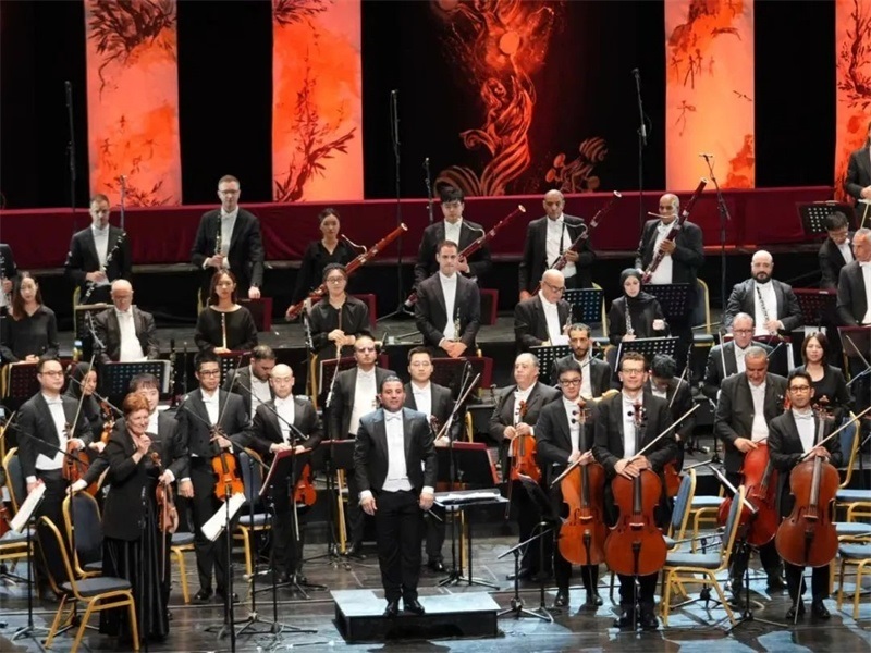 阿爾及爾歌劇院交響樂團(tuán)演出活動現(xiàn)場。蘇州交響樂團(tuán)供圖
